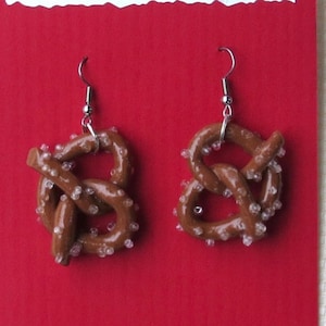 Pretzel Earrings and Pin