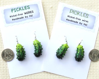 Pickle Earrings+