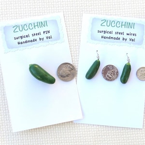 Zucchini Earrings+