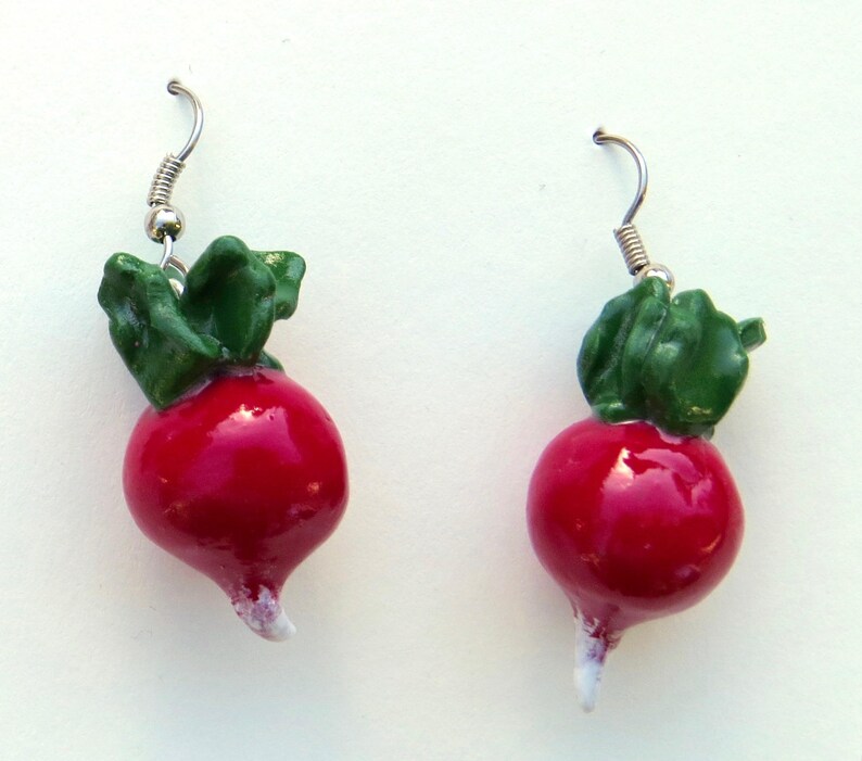 Radish Earrings Etsy