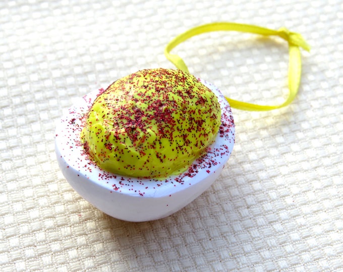 Deviled Egg Ornament Etsy