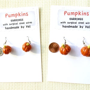 Pumpkin Earrings