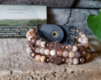 Multi-strand Leather Bracelet