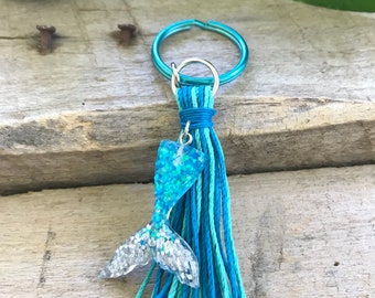 Mermaid Tassel Keychain Unique Custom Gift