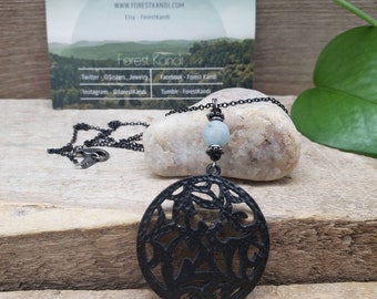 Aquamarine Necklace Custom Jewelry