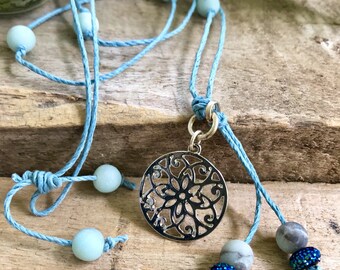 Amazonite Womens Necklace