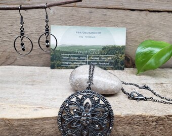 Earrings and Necklace Set