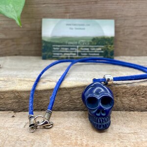 Skull Leather Necklace
