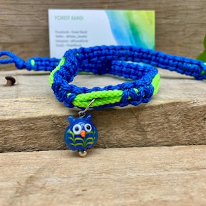 Owl Choker Neon Rave Necklace