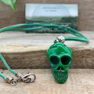Skull Leather Necklace