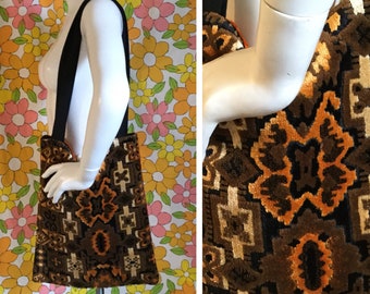 SALE! Tapestry Large Tote Bag Made With Vintage Fabric