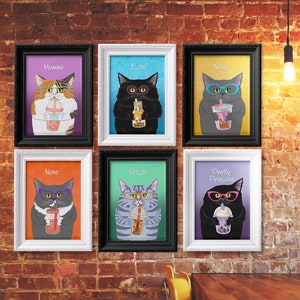 Custom Cartoon Pet Artwork, Crazy Dog Lady Artwork, Crazy Cat Lady, Cartoon Pet Original Art Print