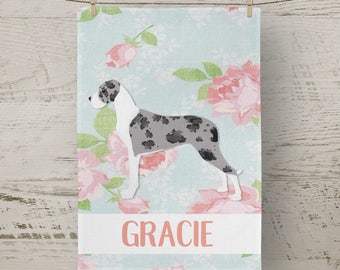 Customized Great Dane Drool Rag, Dog Drool Rag, Dog Lover Gift Idea, Slobber Towel, Crazy Dog Lady Gift, Drool Towel, Gifts under 20