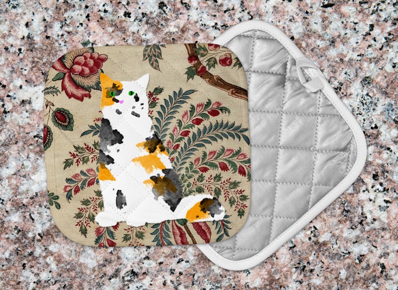 Kitchen Decor Cat Lady Cat Lover Gift Cat Pot Holder Selkirk Rex Pot Holder Cat Mom Selkirk Rex Decor Gifts under 20 Crazy Cat Lady