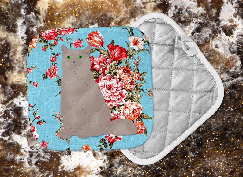 Kitchen Decor Cat Lady Cat Lover Gift Cat Pot Holder Selkirk Rex Pot Holder Cat Mom Selkirk Rex Decor Gifts under 20 Crazy Cat Lady
