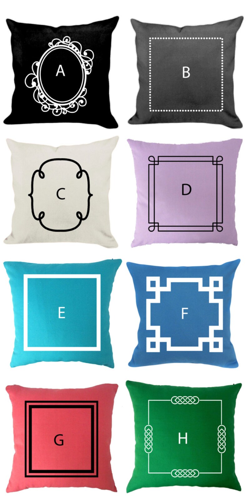 Throw Pillow Cover Customizable 18x18 Etsy