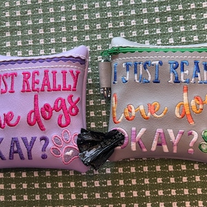 Dog Poo Bag Holders “Love Dogs” FREE SHIPPING!