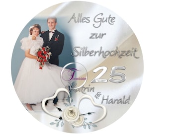 Cake topper for marriage proposal, love, wedding, pearl wedding, diamond wedding, silver wedding, gold wedding, wedding anniversary