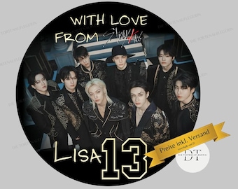 Tortenaufleger Geburtstag Stray Kids, KPop, Stay