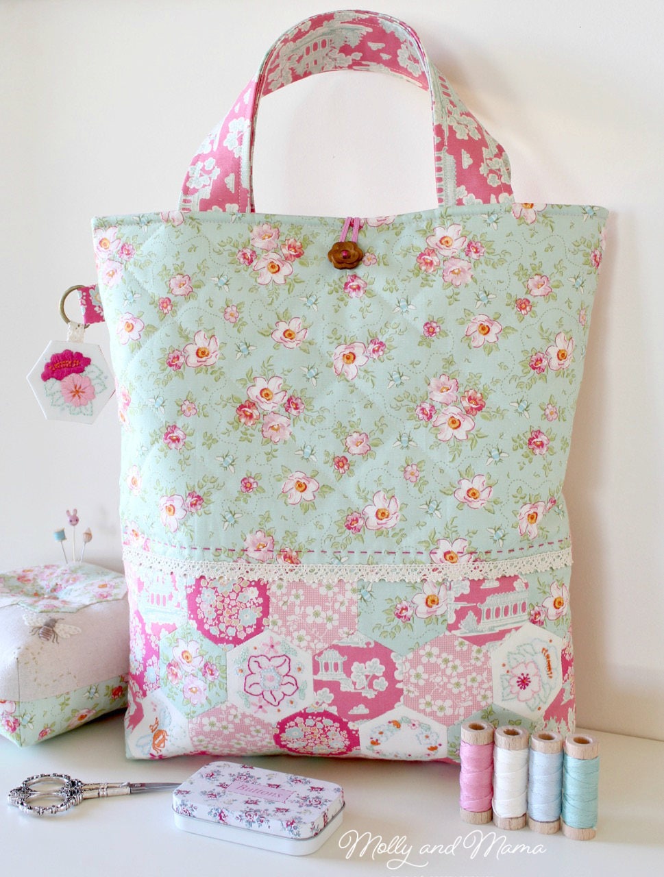 ★TOUT Y EST★ Front Pocket Hexagon Tote Bag for Women G6BAX Hexagon Tote Bag - Etsy