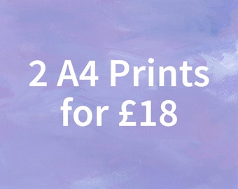 Positive mental health art print bundle