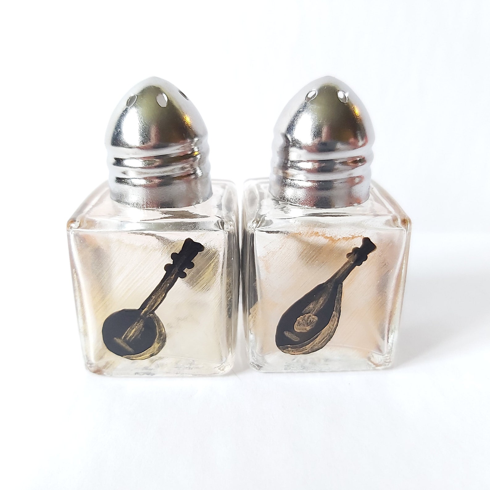 Salt & Pepper Folk Music Instruments Mini Handpainted Shakers Etsy