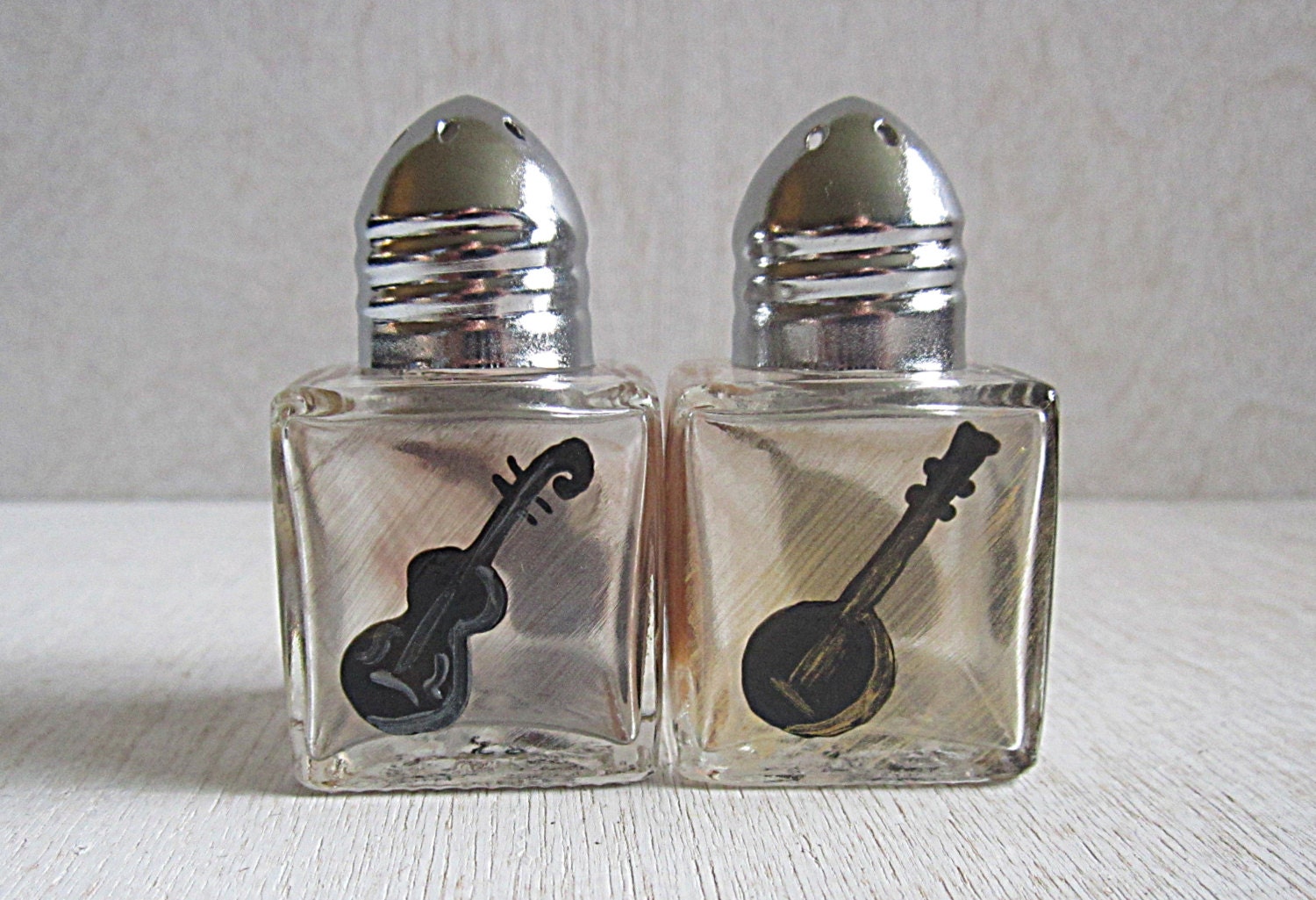 Salt & Pepper Folk Music Instruments Mini Handpainted Shakers Etsy