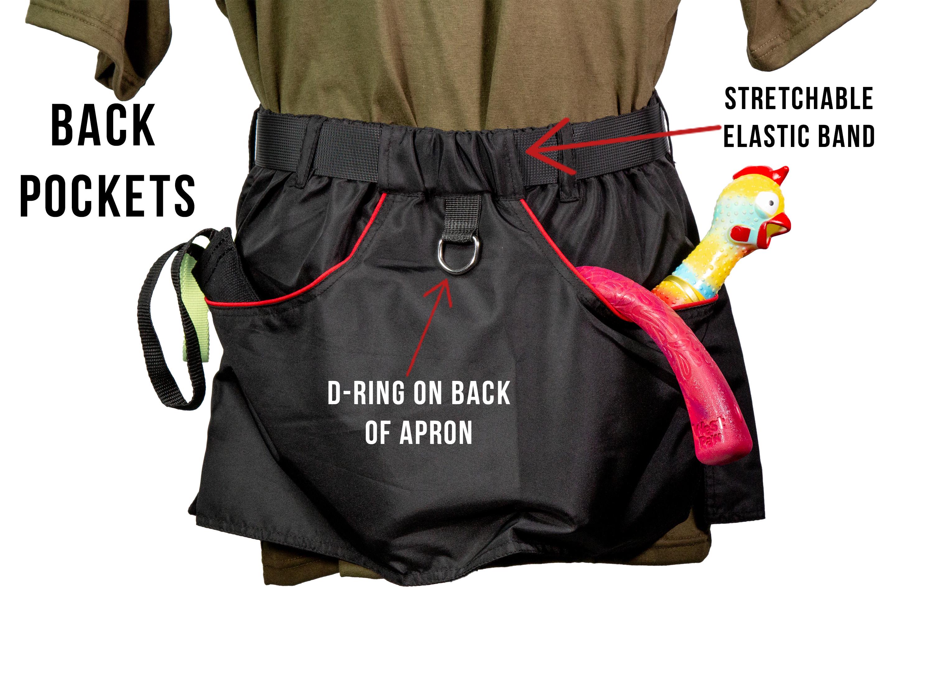 Trainer's Essential Waterproof Dog Training Apron – Large Pockets, Scratch Protection For Energetic Pups
