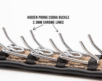 Keeper Collar Hidden Prong Collar with Cobra Buckle