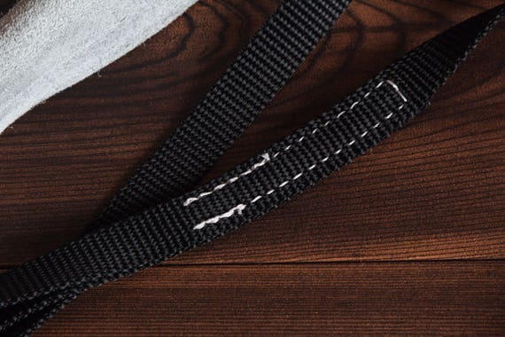 Leather top bite rag