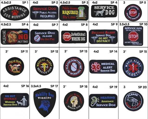 working dog patches