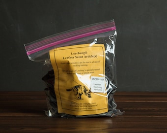 1 Pound of Leather Tracking Articles - Great for scent work or IPO training too!