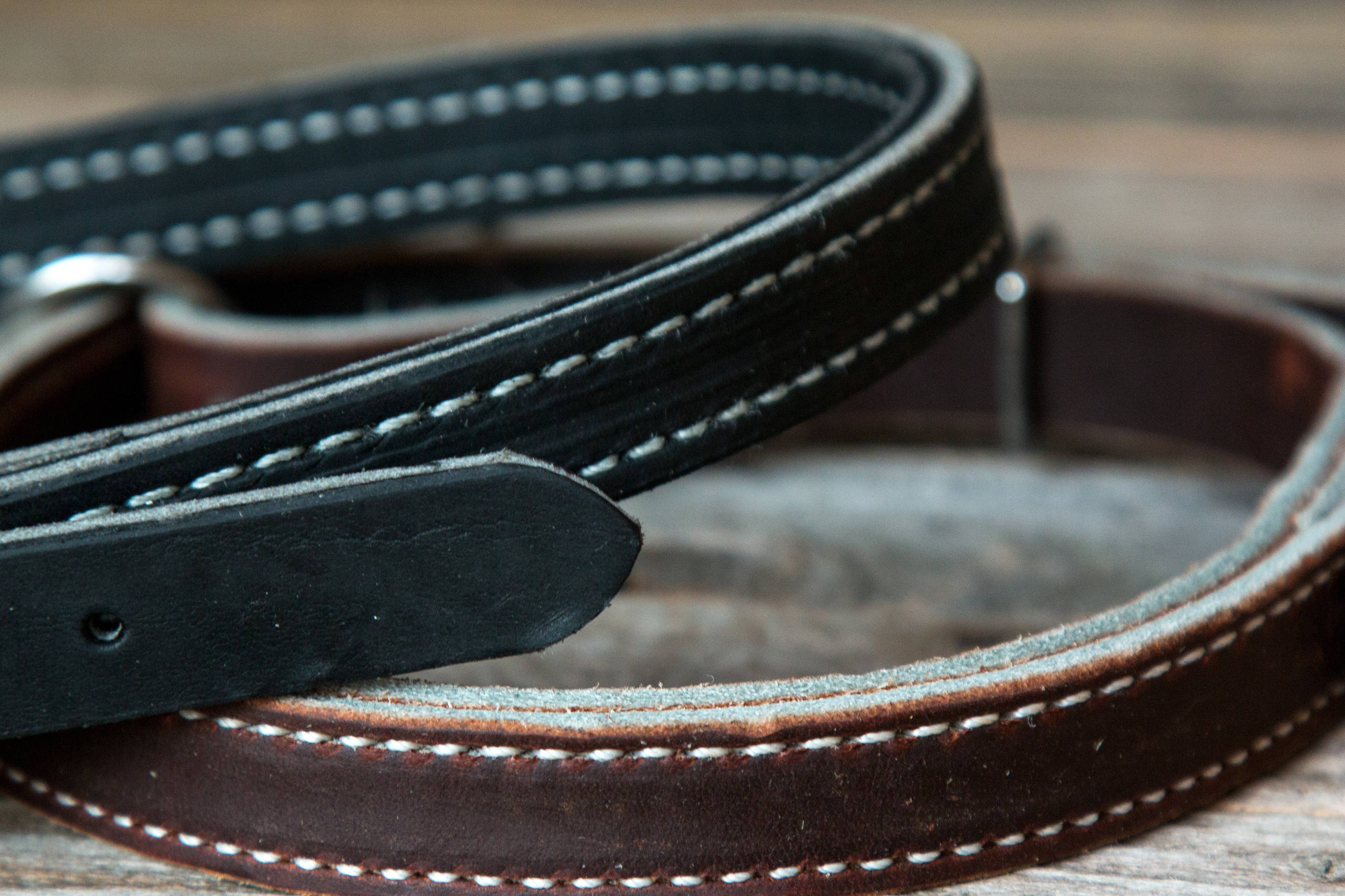 3/4 Wide Latigo Leather Slip Collar Etsy