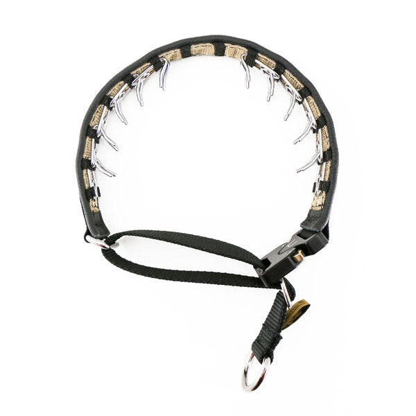 Leerburg Hidden Prong Collar with Cobra Buckle