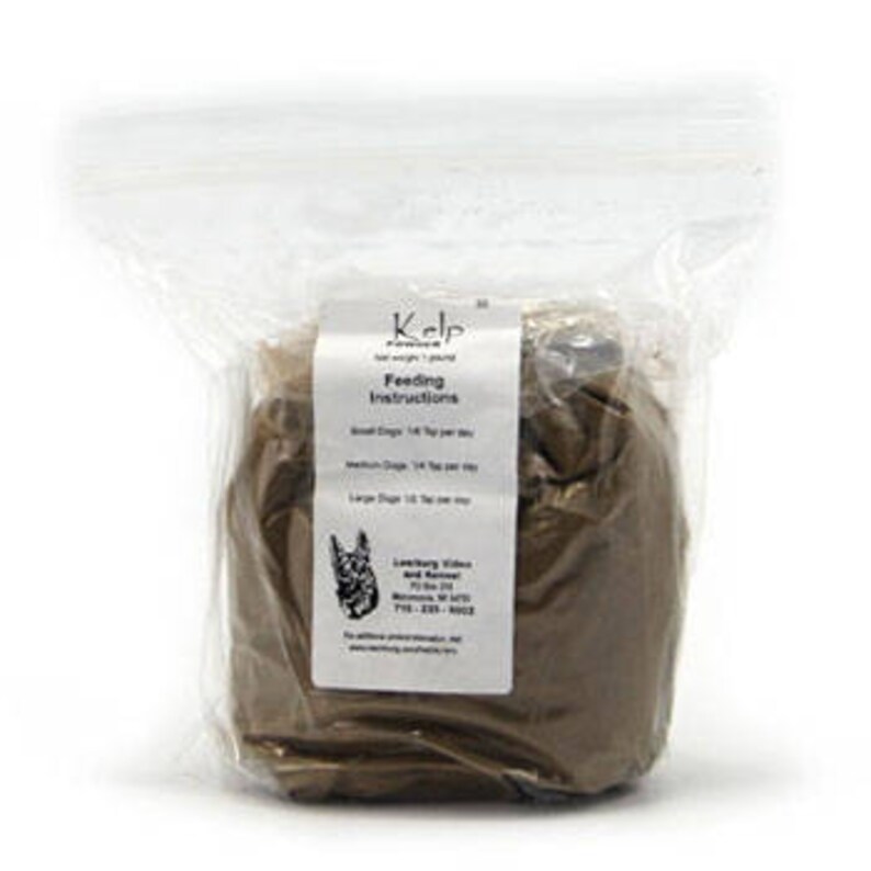 Natural Dried Atlantic Kelp Powder for Dogs 1 Pound Etsy