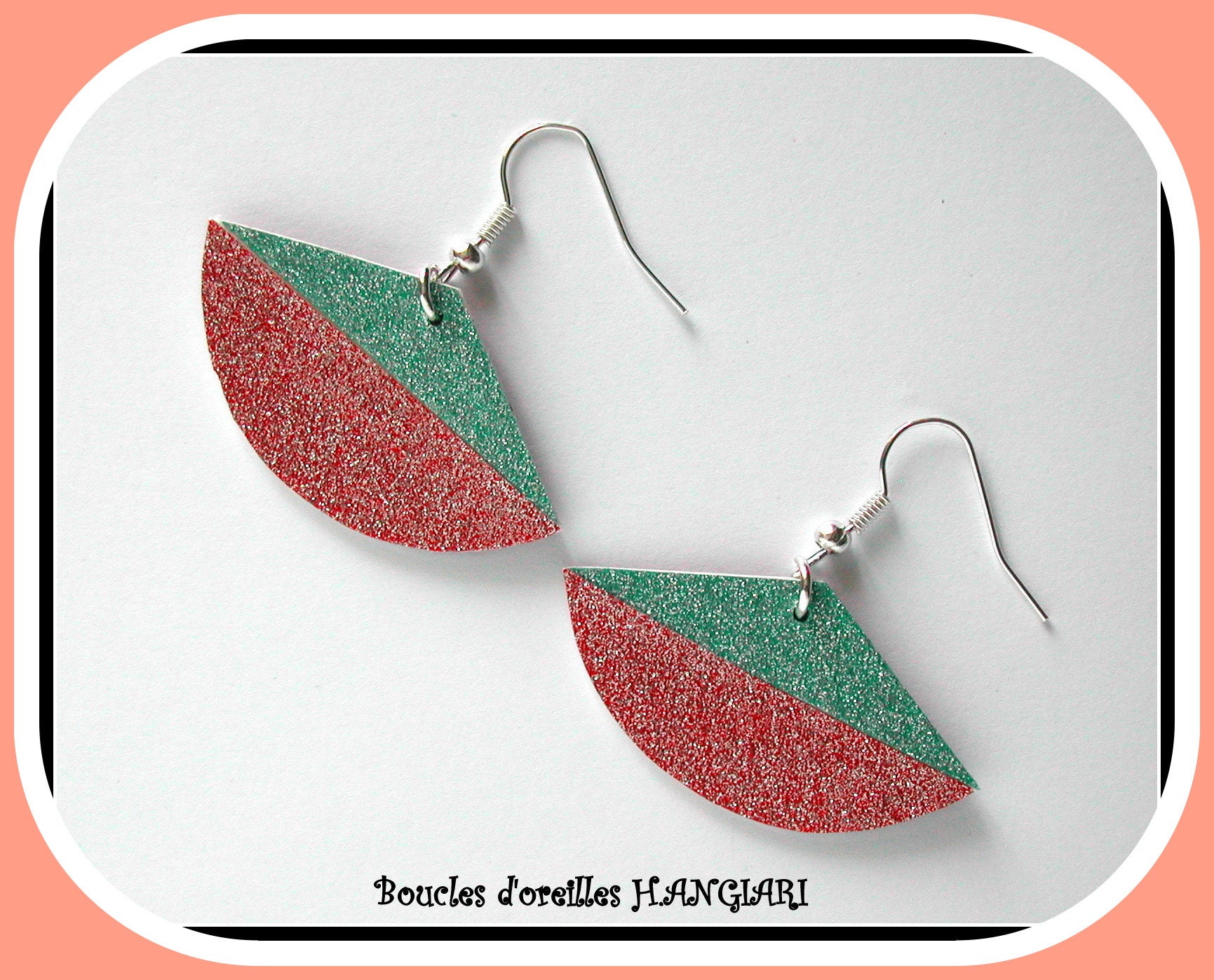Soul-Cats Orecchini colorati in plastica opaca 20 mm per donna
