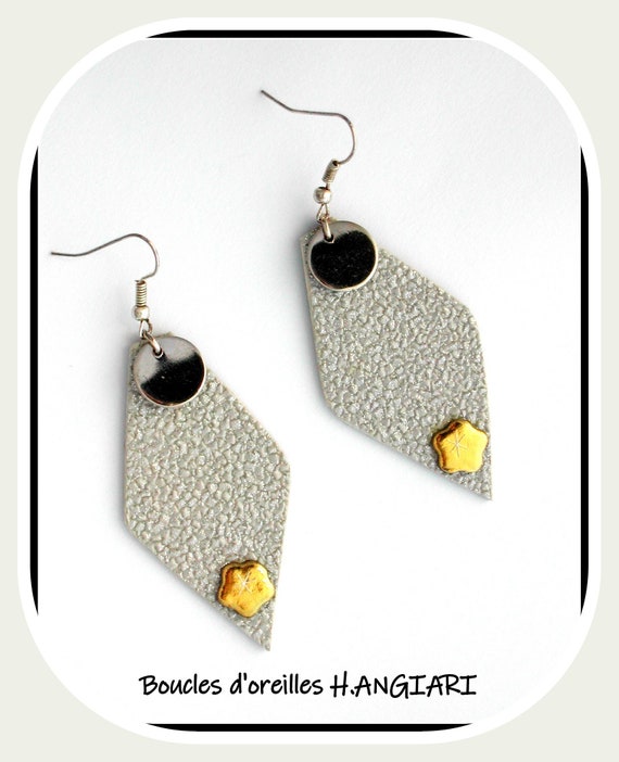 boucles d'oreilles dinh van double coeur en or