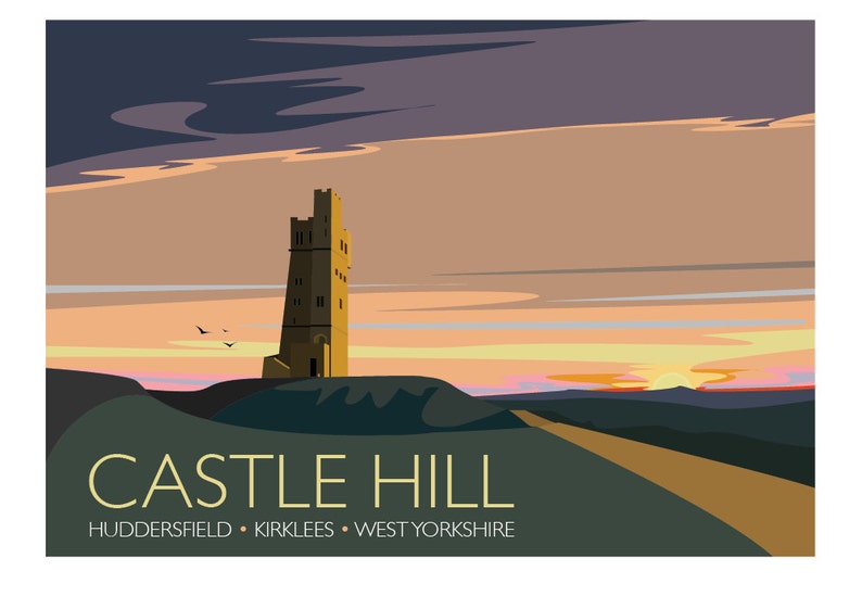 Castle Hill Huddersfield West Yorkshire England UK Etsy UK