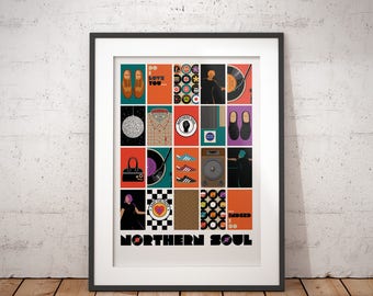 Northern Soul - Keep The Faith -  signed art print