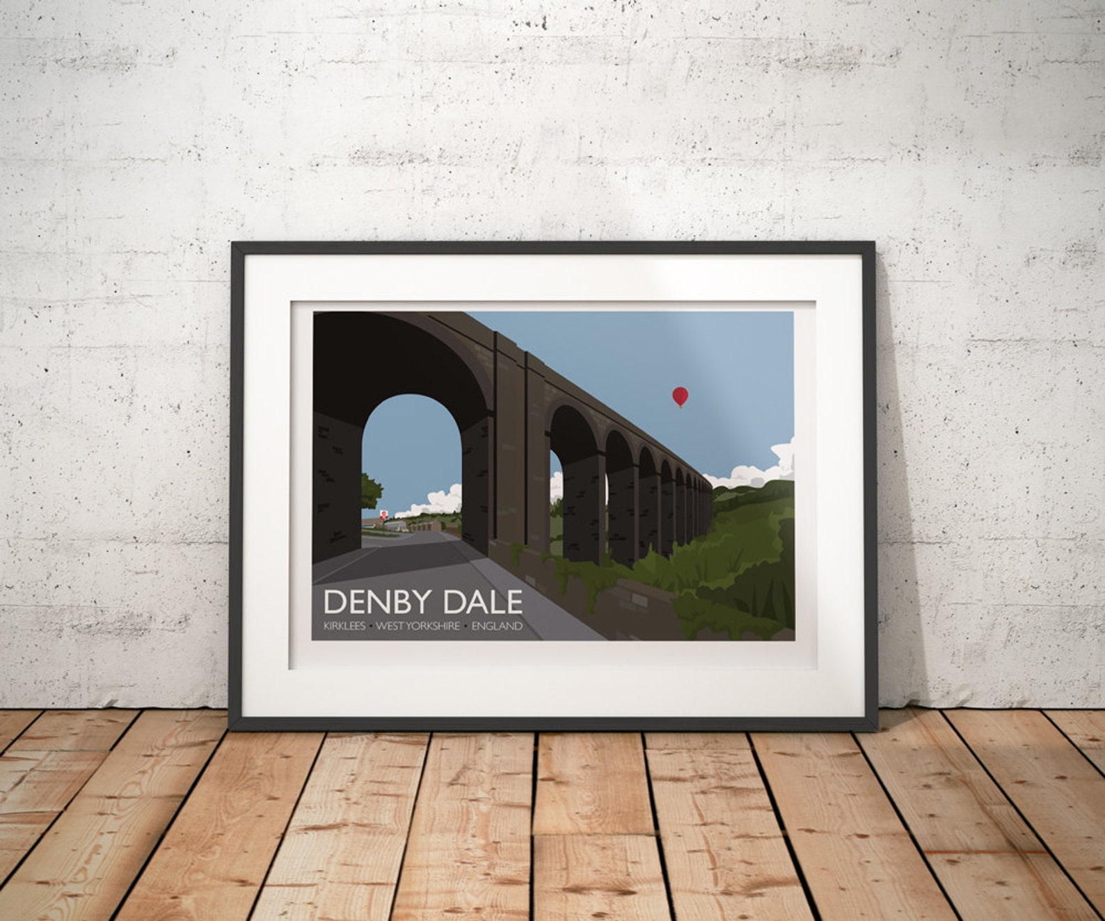 Denby Dale Viaduct Kirklees West Yorkshire England UK Etsy