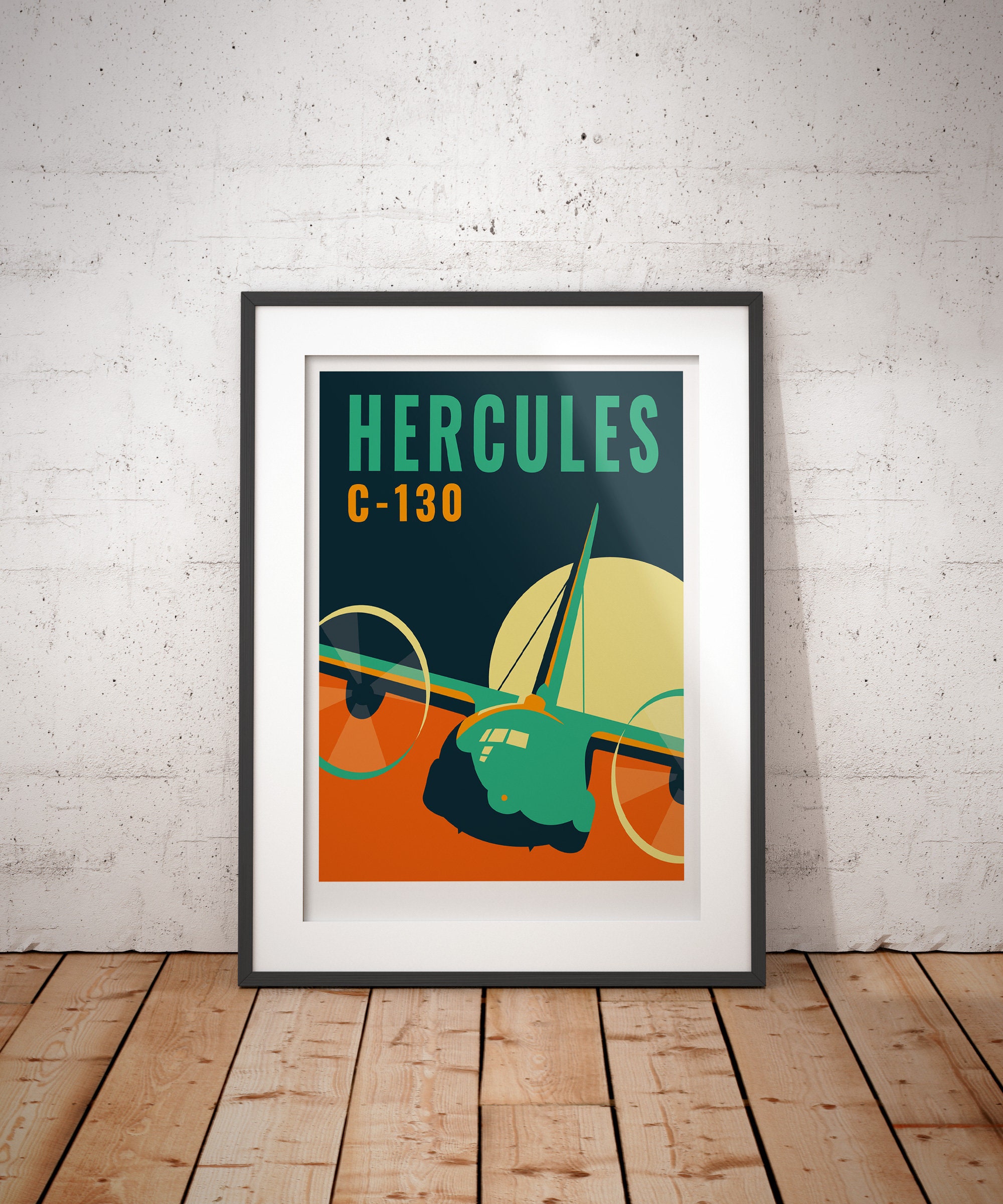 Hercules C-130 - Signed Art Print, Aviation Art, Plane, Aeroplane