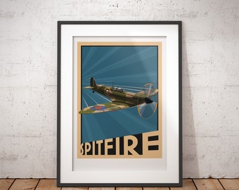 Spitfire - signed art print