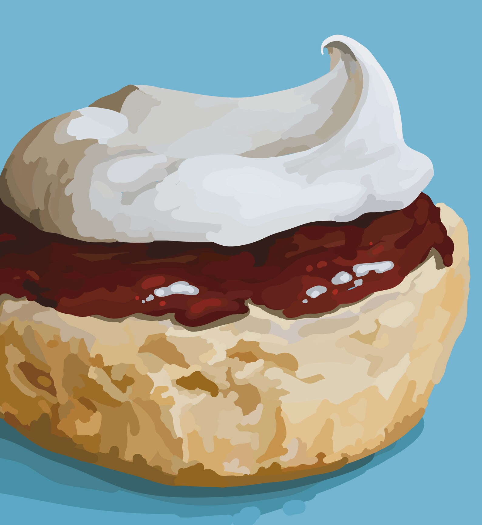 Cream Tea Jam First Signed Poster Print Etsy UK