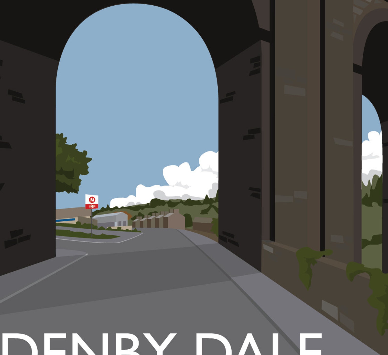 Denby Dale Viaduct Kirklees West Yorkshire England UK Etsy UK