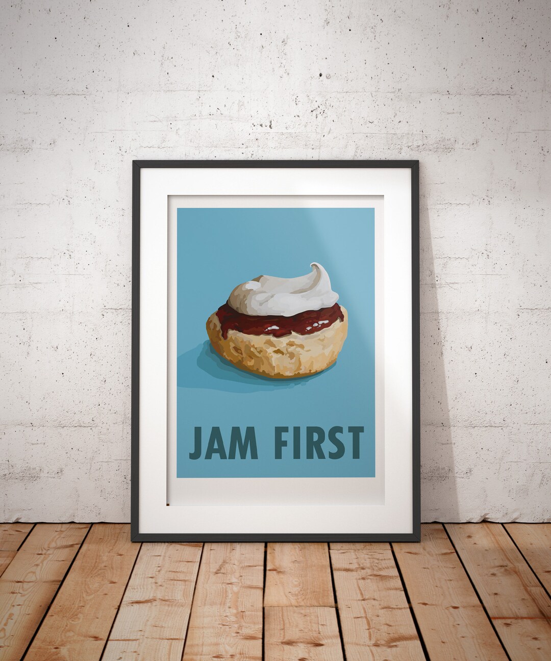 Cream Tea Jam First Signed Poster Print Etsy UK