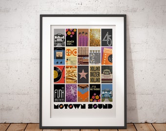 Motown Sound - signed art print