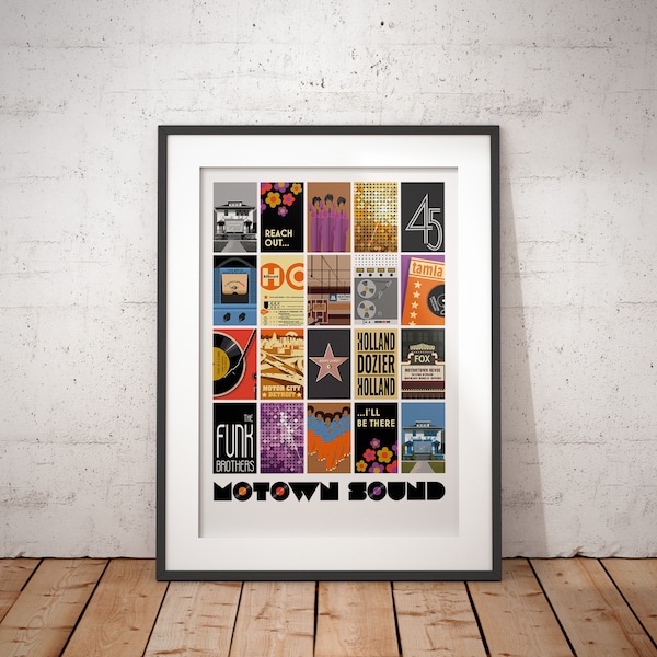 Sonido Motown - impresión de arte firmada