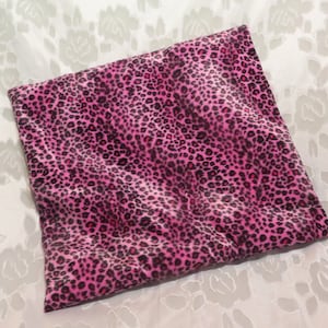 Pink Leopard Catnip Mat, Faux Fur Catnip Mat, Refillable Catnip Mat, Cat Lover Gift, Mimi Catnip