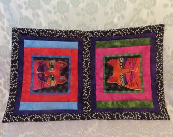 Table Runner, Laurel Burch Cat