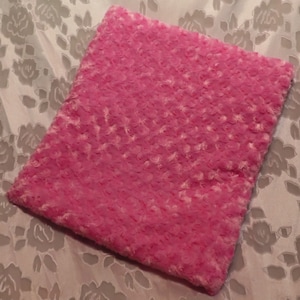 Hot Pink Minky Catnip Mat, Refillable Catnip Mat, Barbie Pink, Crinkle Catnip Pad, Cat Lover Gift, Mimi Catnip, Pink Catnip Toy